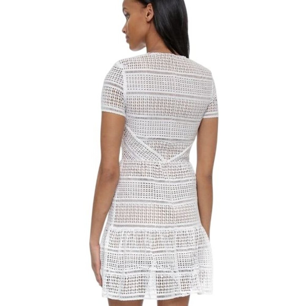 Self-Portrait Women's White Patchwork Embellished… - image 4